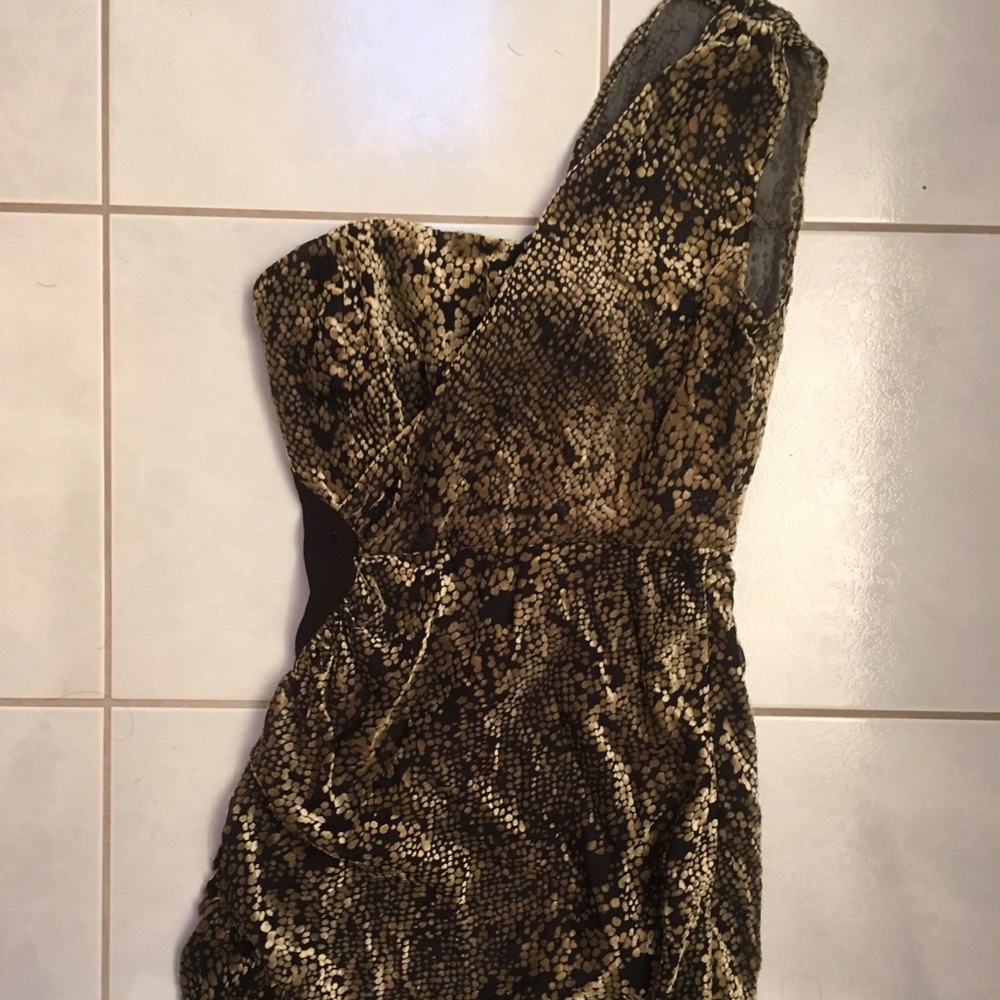 Silence and noise one shoulder dress